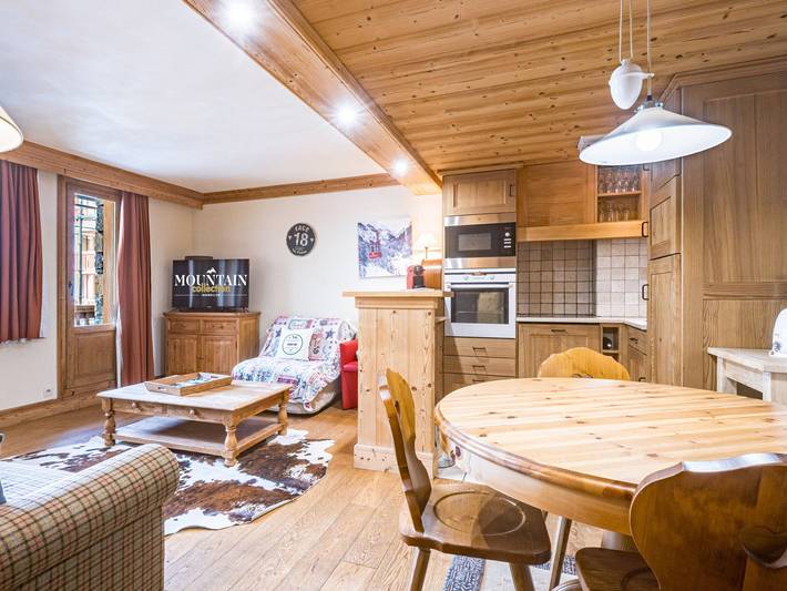 Appartement entier, Appartement confortable avec accès direct aux pistes, parking et vue sur Bellevarde in Val-d'Isère, Massif de la Vanoise