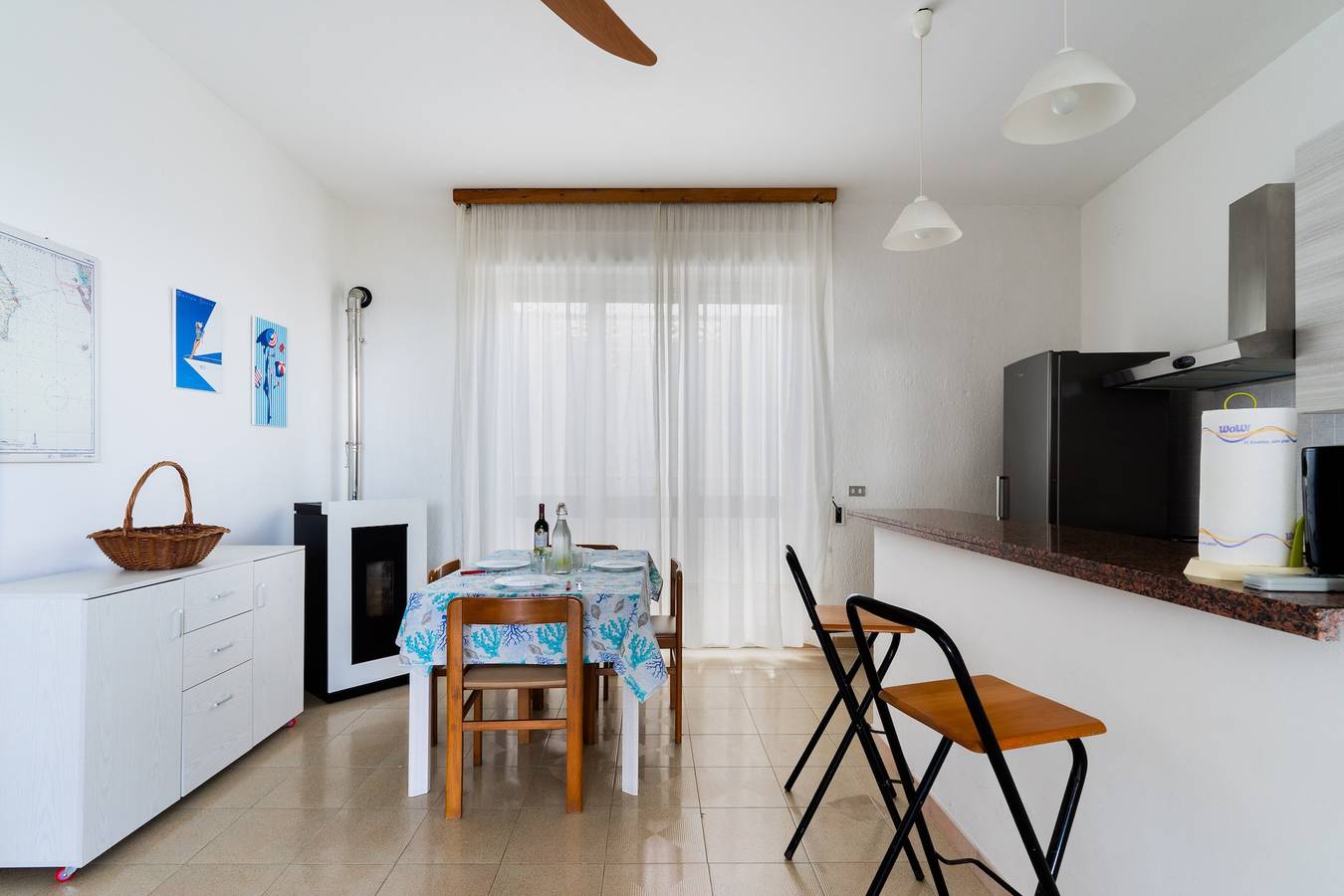 Appartement entier, Appartement "Calliope" avec vue sur la mer, terrasse privée, Wi-Fi et climatisation in Marina Serra, Tricase
