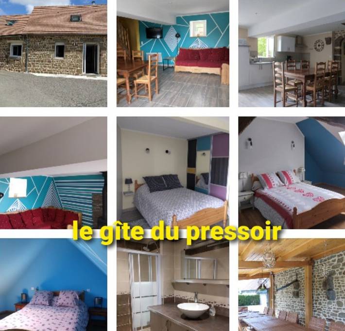 Gîte pour 12 personnes, avec terrasse ainsi que jardin et piscine en Normandie - 3