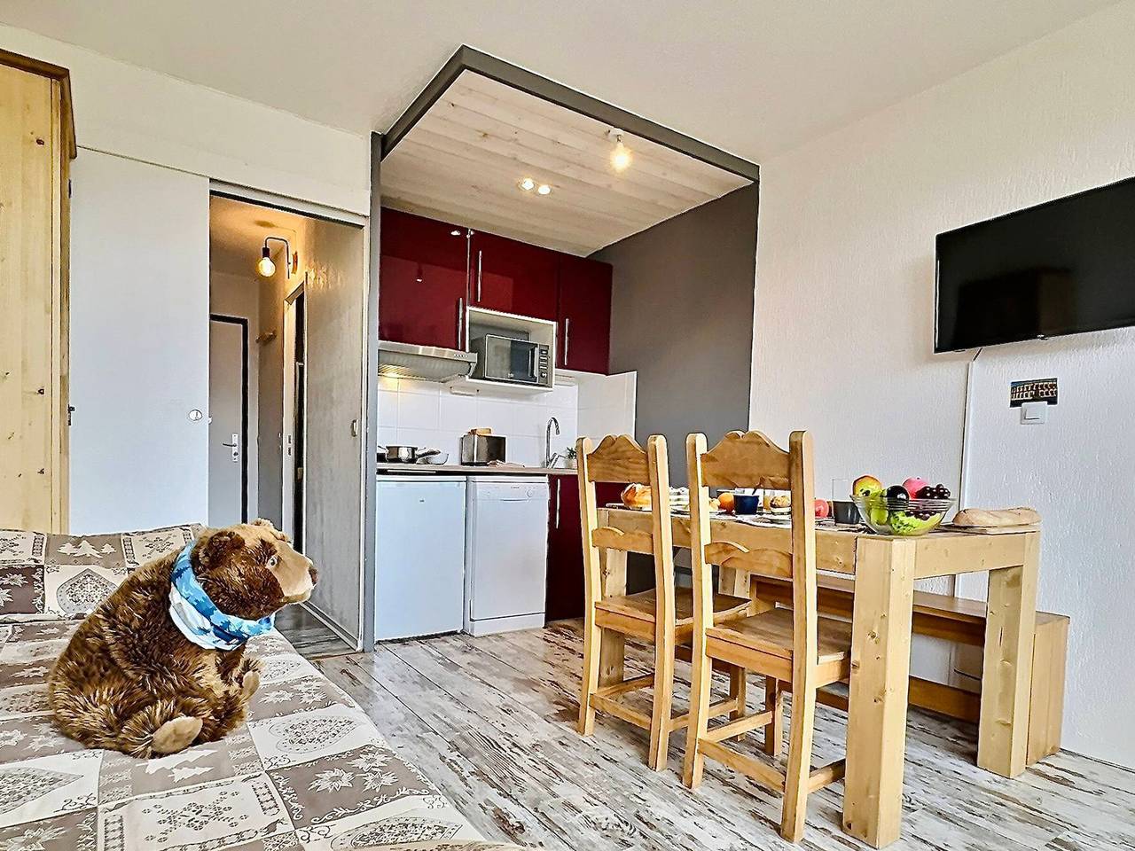 Ganzes Studio, Renoviertes Studio für 4 in Tignes, nahe Pisten und Geschäften in Tignes, Nationalpark Vanoise