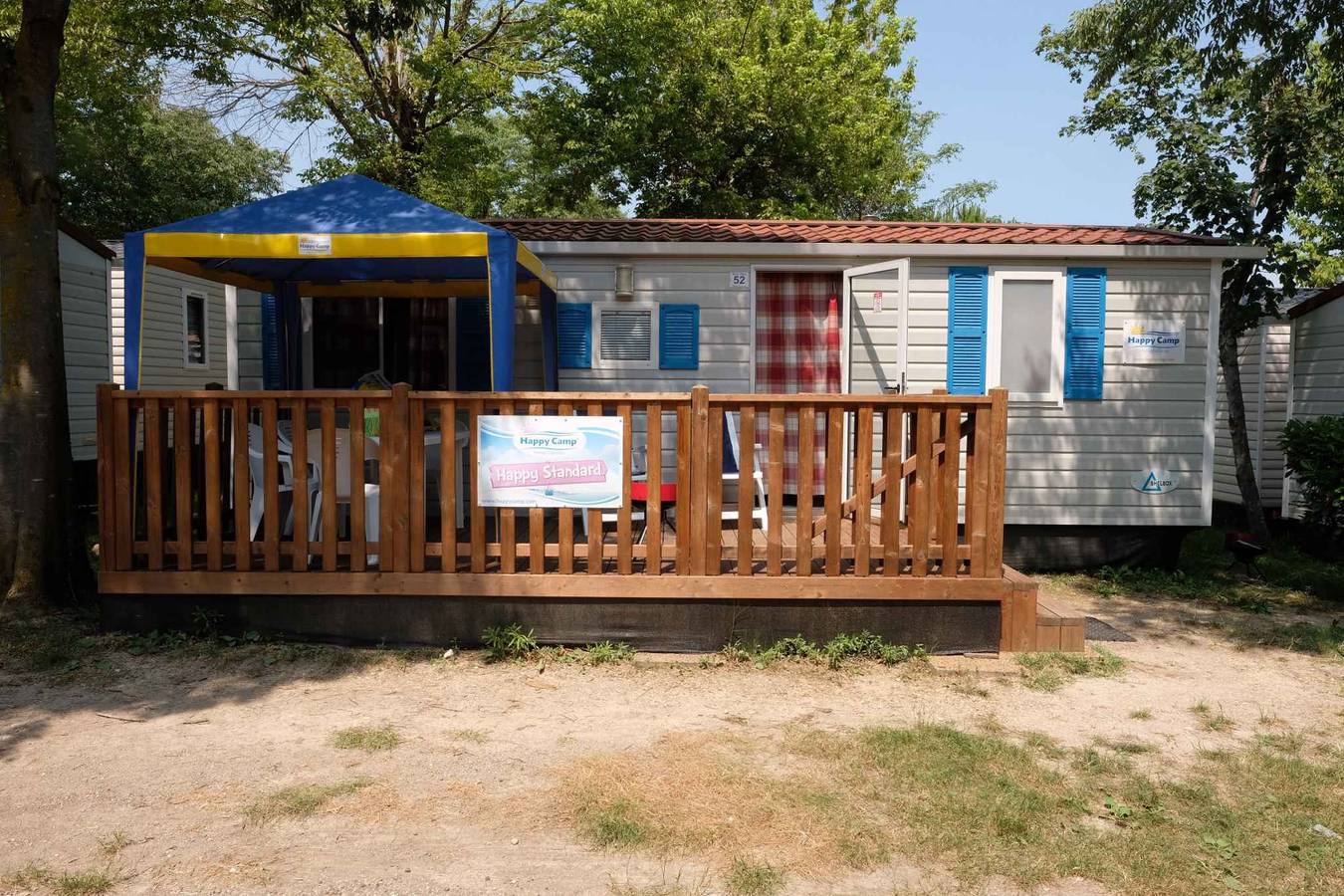 Mobilehome mit Klimaanlage, Terrasse und Pool  in Balatonfüred, Balatonfüredi járás
