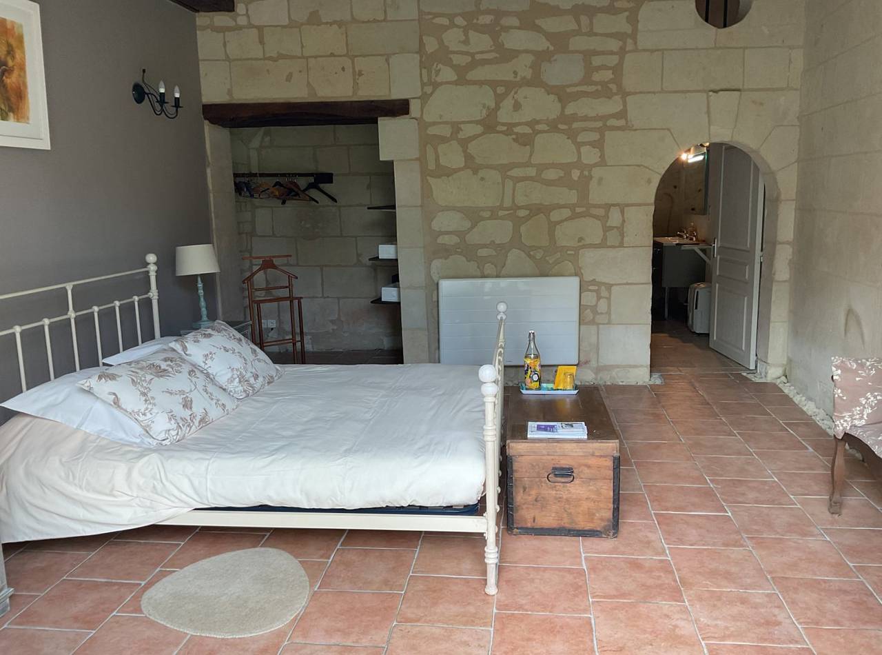 Le Logis des Roches d'Antan - troglodytiques - Chambre Tuffeau in Le Coudray-Macouard, Vallée de la Loire