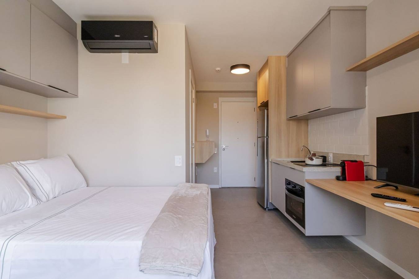 Appartement entier, Studio com Academia, Wi-Fi e Ar perto do Aeroporto in Jabaquara, São Paulo