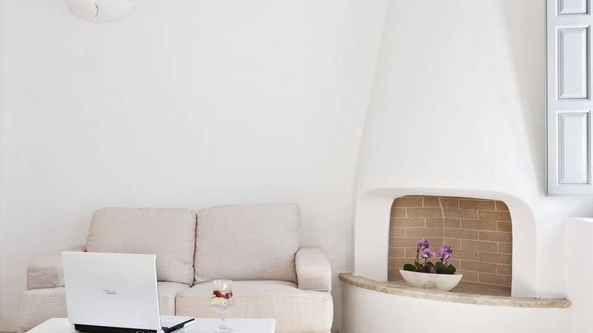 Location de vacances pour 4 personnes, avec terrasse et vue sur l’océan à Megalochori - 3