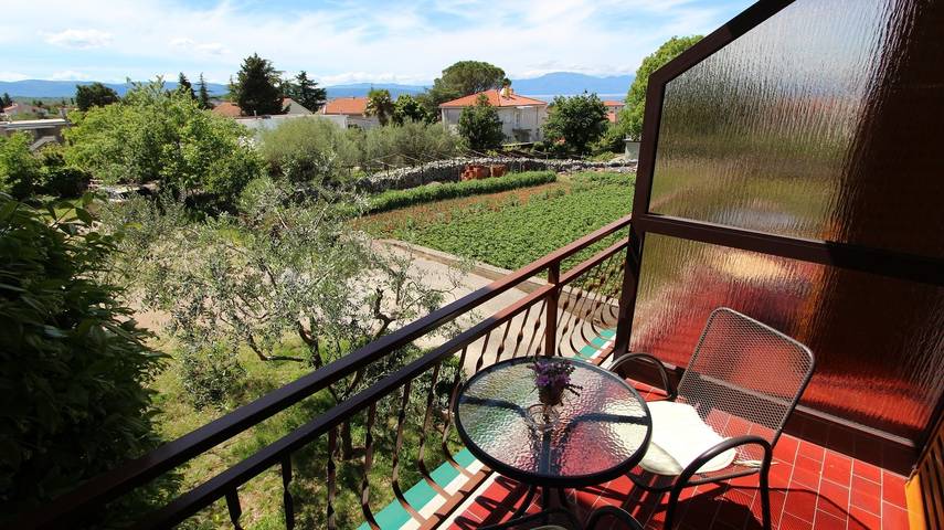 Pokój dla 2 osób, z Balkon/ taras w Malinska