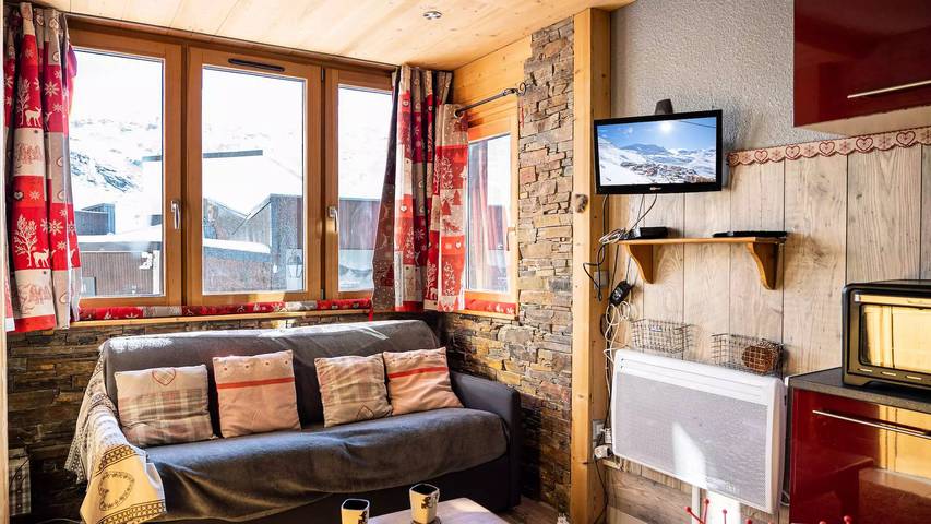 Vakantieappartement voor 4 personen, met uitzicht in Val Thorens