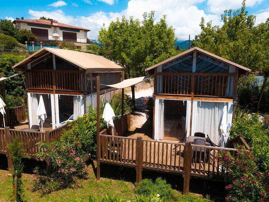 Vacanze Glamping Boutique - Zelt 4 personen - Airlodge 2.0 in Storo, Adamello-Presanella-Alpen