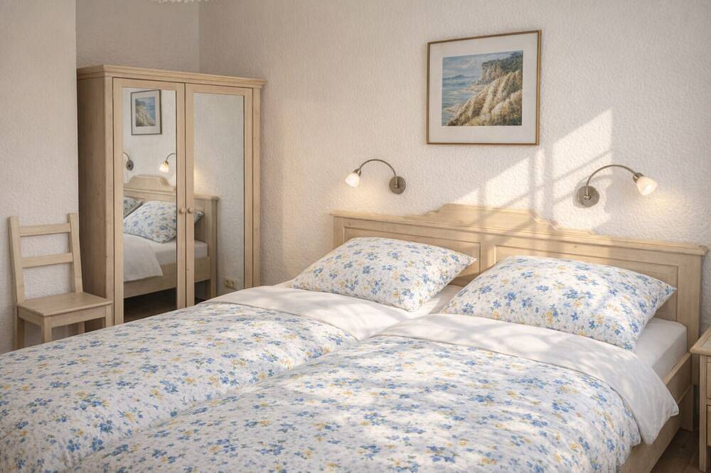 Ganze Wohnung, Hof Kracht – \"Bernstein\" Wohnung für 6(-8) Personen mit Terrasse & Ostseeblick in Putgarten, Rügen