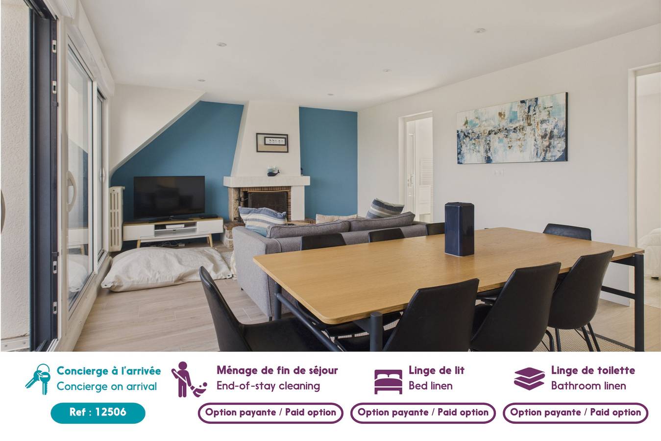 Appartement entier, À 180m de la plage appartement 4adultes/4enfants in Pornichet, Côte d'Amour