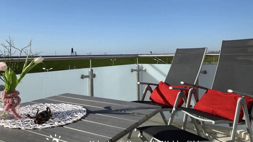 Loft voor 4 personen, met balkon in Dorum