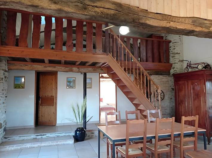 Gîte pour 8 personnes, avec jardin et terrasse, animaux acceptés à Le Loroux-Bottereau - 3