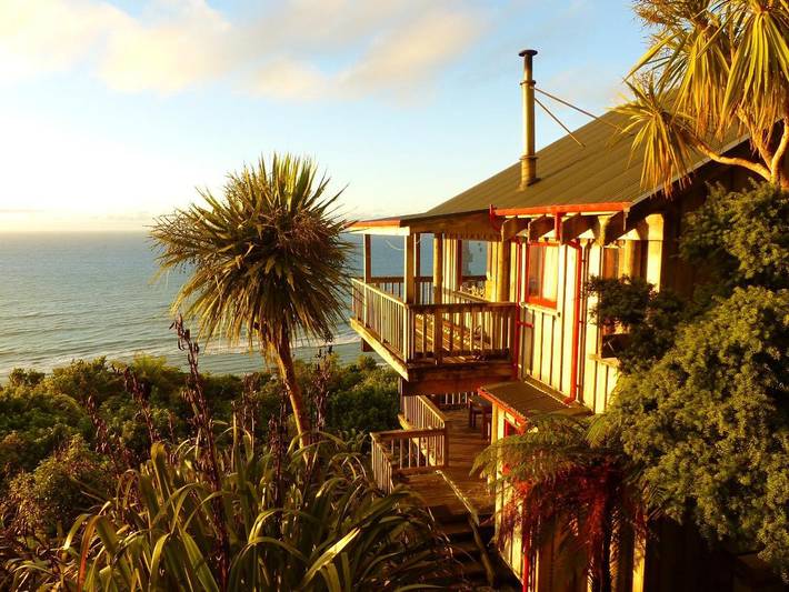 Ferienhaus für 3 Personen, mit Garten und Balkon sowie Ausblick in Neuseeland