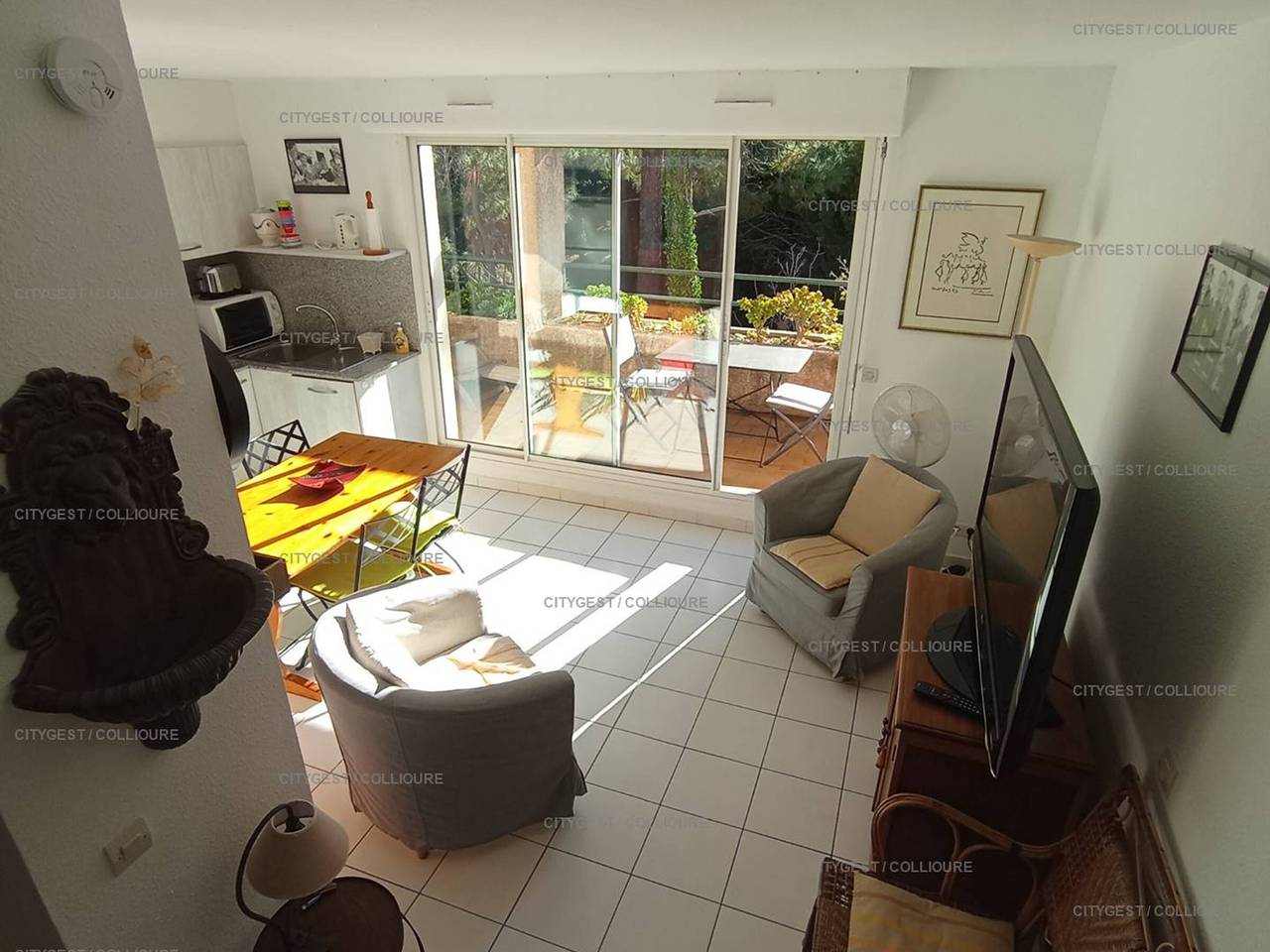 Appartement entier, Appartement spacieux à Collioure avec parking et climatisation in Côte Vermeille, Collioure