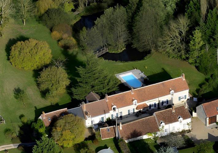 Chambre d’hôte pour 4 personnes, avec piscine et jardin