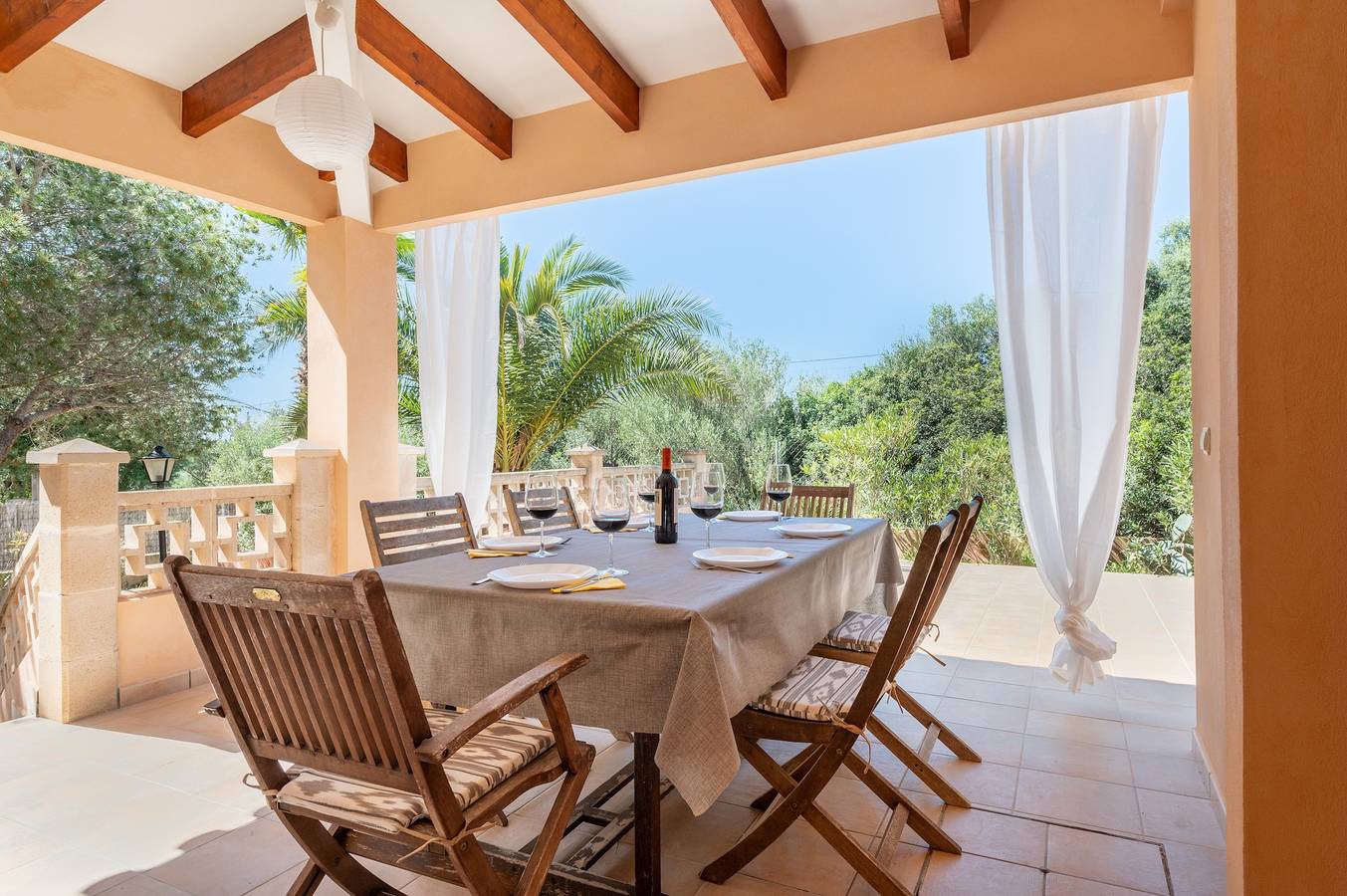 Familienfreundliches Haus mit Dachterrasse - Casa Antonio in Cala Llombards, Santanyí
