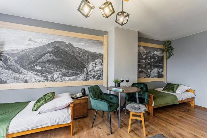 Chambre d’hôte pour 3 personnes, avec Jacuzzi et Jardin ainsi que Sauna et Vue en Pologne - 4