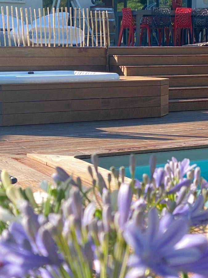 Location de vacances pour 10 personnes, avec jacuzzi ainsi que jardin et piscine à Semussac - 3