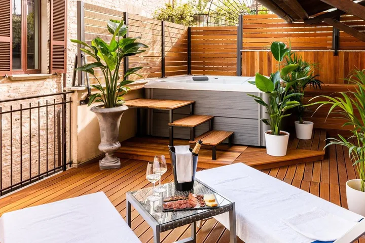 Hotel para 2 personas, con terraza y sauna - 1