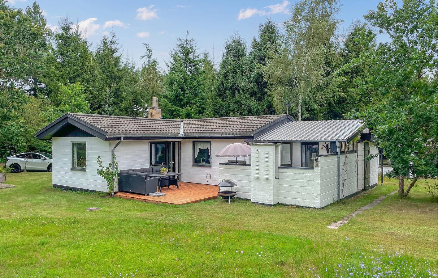 Ferienhaus für 5 Personen mit Terrasse in Gudmindrup Lyng, Højby