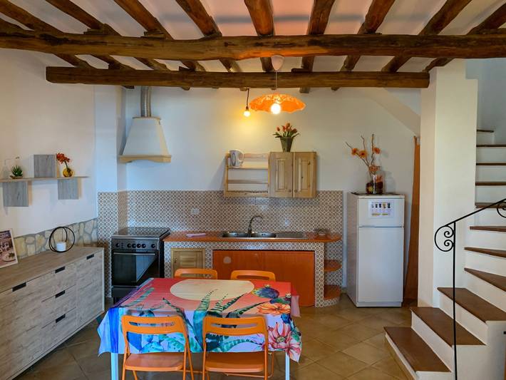 Ferienwohnung für 4 Personen, mit Balkon und Terrasse sowie Garten und Ausblick auf den Liparische Inseln - 2