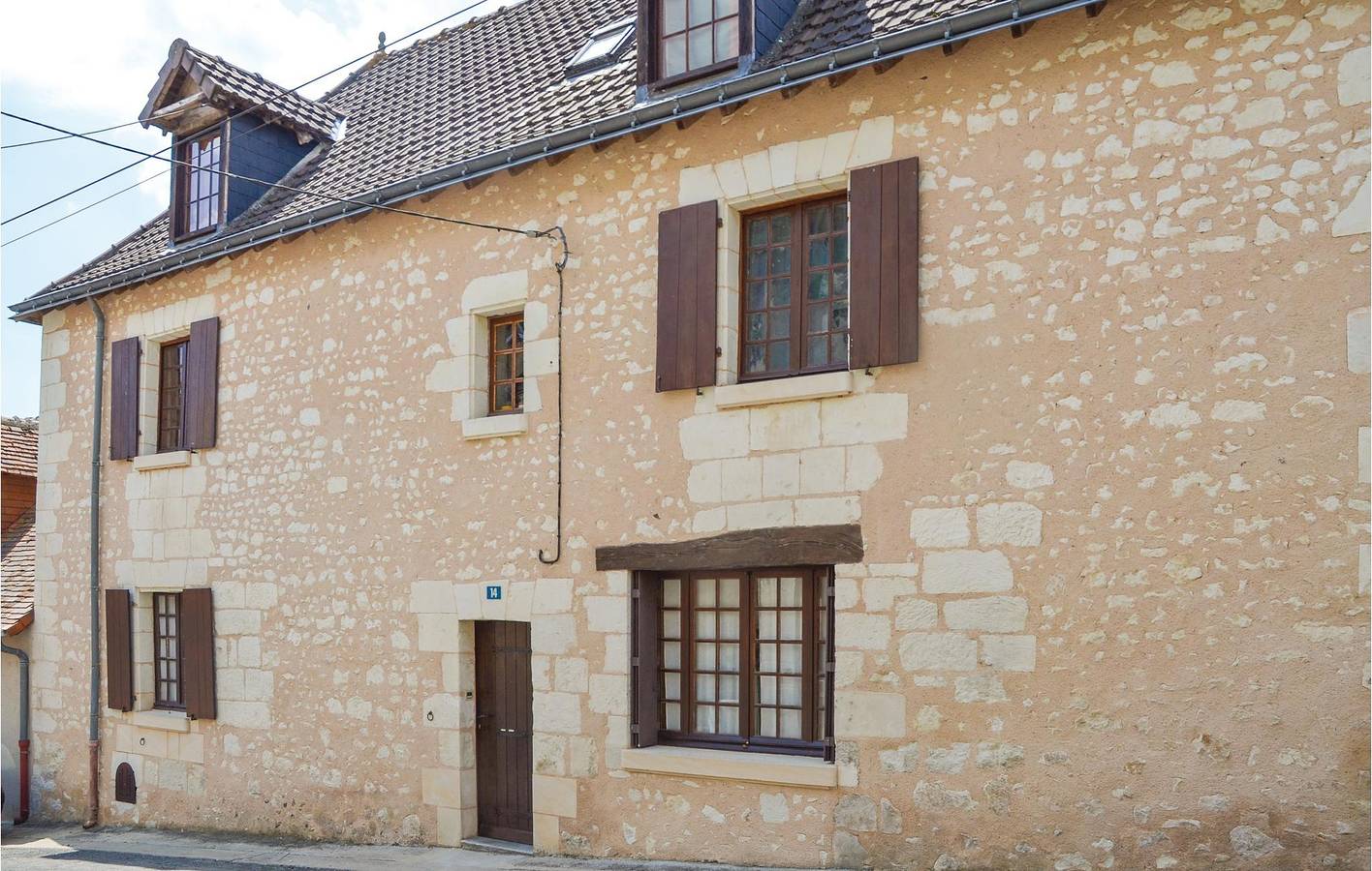 Appartement de vacances de 150 m2 avec TV, CD, congélateur, jardin et Internet in Preuilly-Sur-Claise, Région De Loches