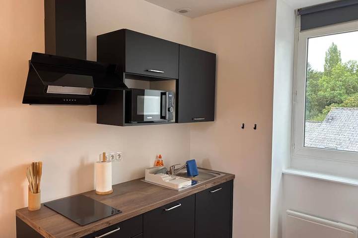 Ganze Wohnung, Tyyann 9: A 30-square-meter studio equipped with a kitchenette and a bathroom in Plancoët, Dinan und Umgebung