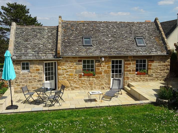 Maison de vacances pour 2 personnes, avec terrasse et jardin, adapté aux familles dans le Finistère