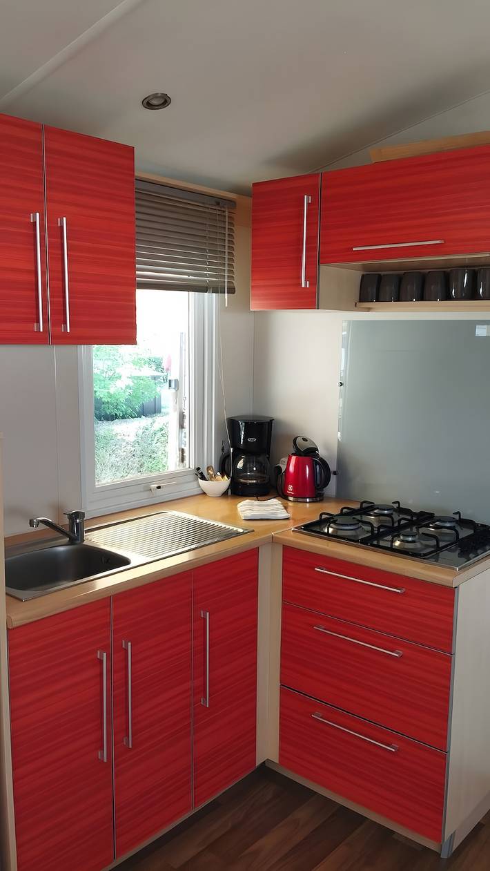 Wohnwagen für 6 Personen, mit Garten, mit Haustier in Grand Est