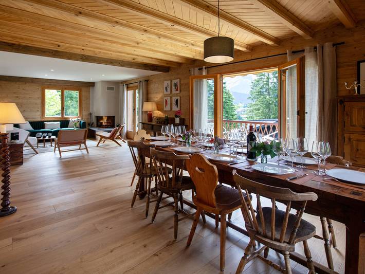 Location de vacances pour 10 personnes, avec balcon et jardin dans Chesières - 3