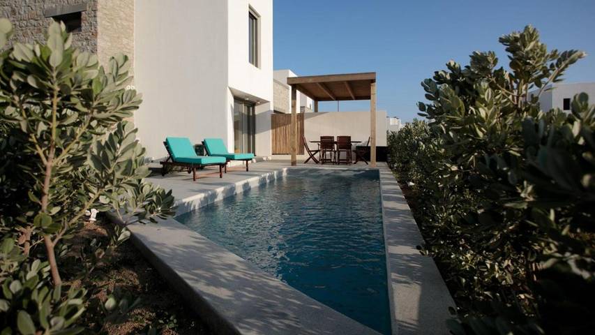 Ferienhaus für 5 Personen, mit Pool und Garten