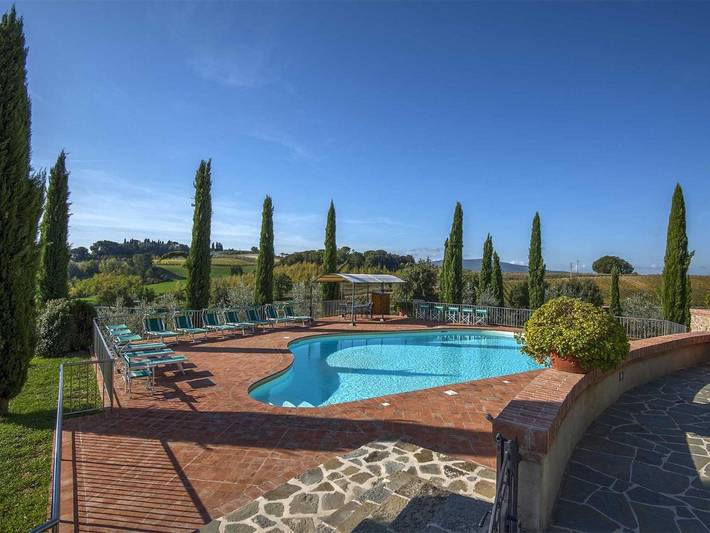 Villa pour 10 personnes, avec vue ainsi que piscine et jardin à Monteriggioni - 3