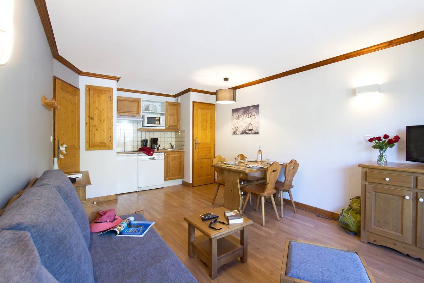 Ganze Wohnung, Residence Le Hameau et les Chalets de la Vallée d'Or in Valloire, Region Saint-Jean-de-Maurienne
