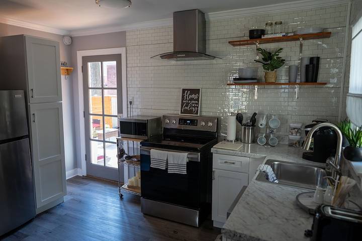 Vacation rental for 6 people, with terrace and yard in Memphis
