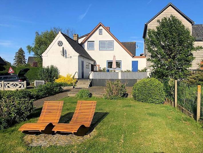 Ferienhaus für 7 Personen, mit Terrasse und Garten sowie Ausblick in Maasholm