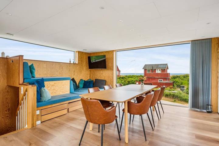 Exklusives Ferienhaus mit Meerblick an Grenaa Strand – in zweiter Dünenreihe in Grenå Strand, Grenaa