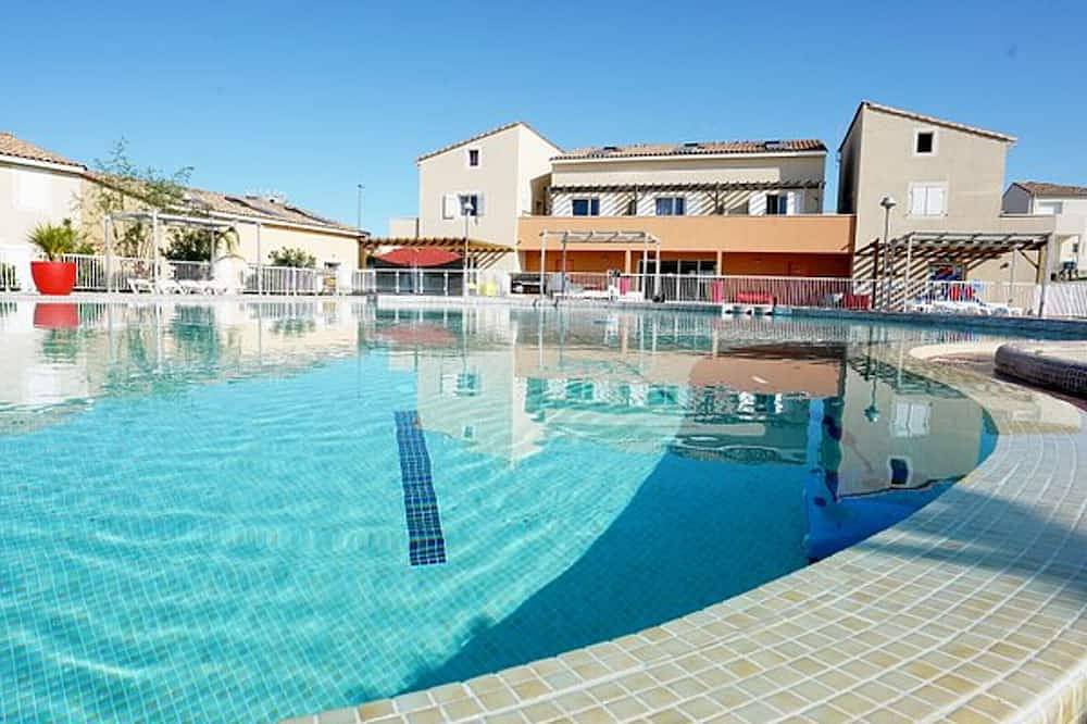 Appartement entier, Pavillon T3 avec Piscine, Spa et Salle de Sport près de la Plage - 6 Couchages in Latour-Bas-Elne, Côte d'Améthyste