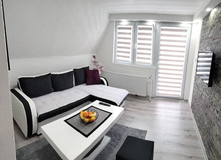 Appartement de vacances pour 5 personnes, avec jardin et vue