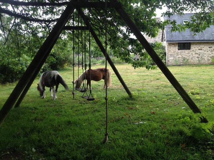 Location de vacances pour 4 personnes, avec jardin et vue, adapté aux familles à Inzinzac-Lochrist - 2