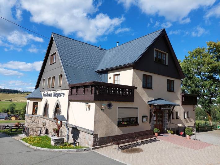 Pension für 2 Personen, mit Terrasse und Sauna im Erzgebirge