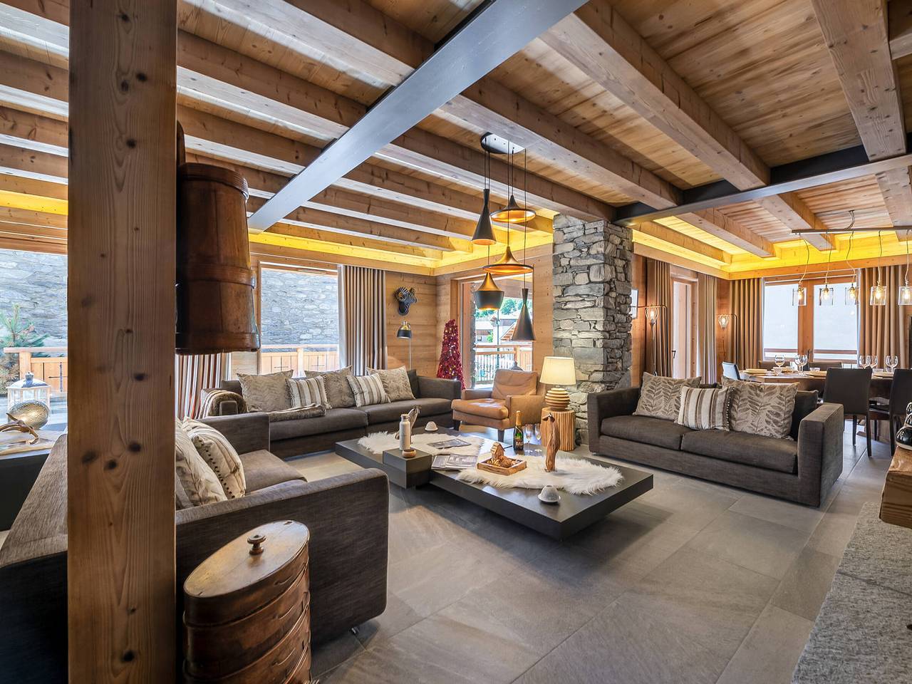 Geheel appartement, Charming apartment for 6 with garage, close to ski in Saint-Martin-de-Belleville, Massif de la Vanoise