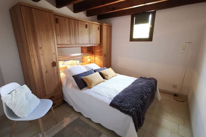 Ganze Wohnung, F2, klimatisiert, Meerblick, 100 m vom Strand entfernt in Tiuccia, Calcatoggio