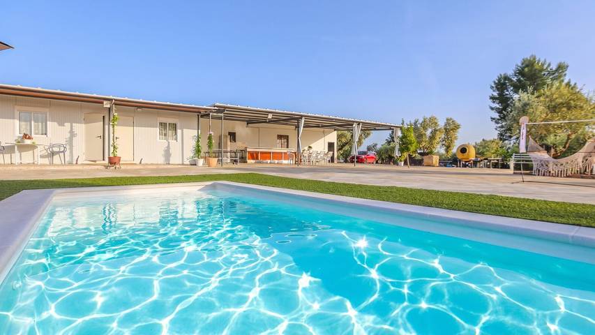 Casa de vacaciones para 12 personas, con Balcón/Terraza y Piscina en La Carlota