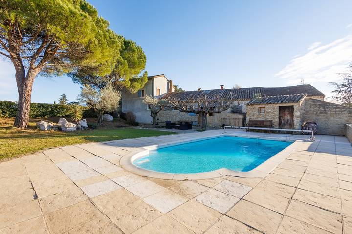 Maison de vacances pour 8 personnes, avec Balcon et Terrasse ainsi que Jardin et Piscine