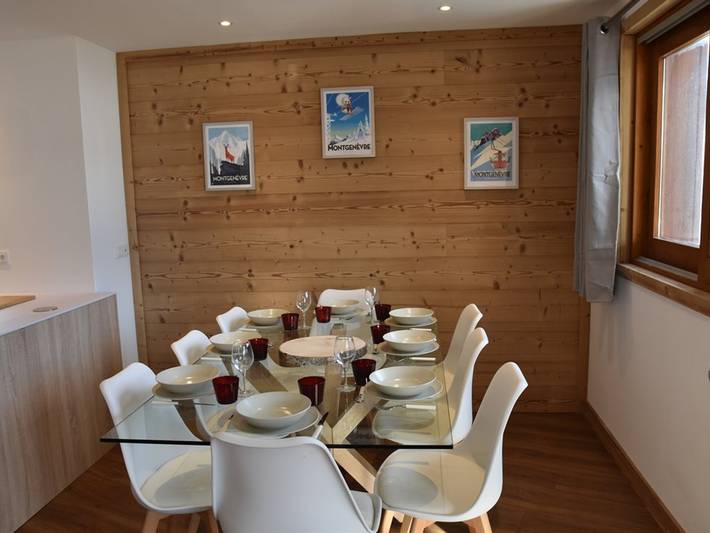 Entire apartment, Comfortable duplex with garage - 6 guests in Montgenèvre, Briançon region
