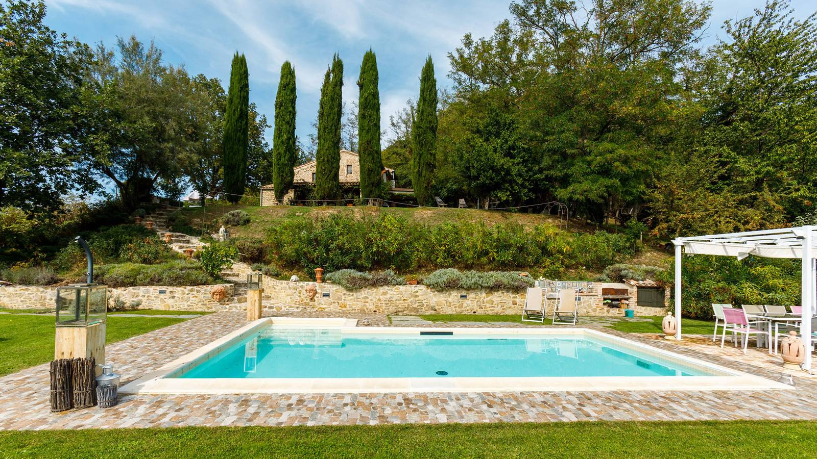 Villa für 8 Personen mit Balkon in Mondaino, Rimini Provinz