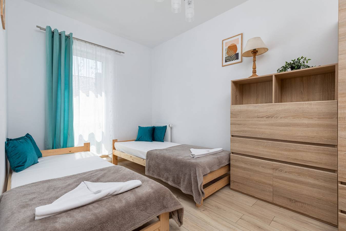 Ganze Wohnung, Ferienwohnung für 4 Personen mit Balkon/Terrasse in Dziwnówek, Wollin