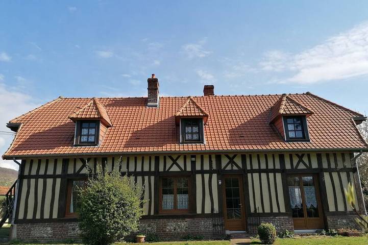 Gîte pour 5 personnes, avec jardin, animaux acceptés à Saint-Martin-le-Gaillard