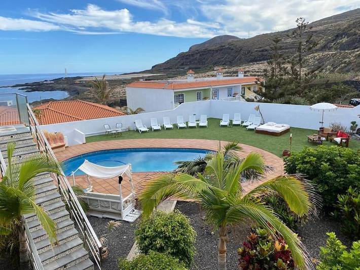 Casa rural para 2 personas, con piscina y jardín en La Palma