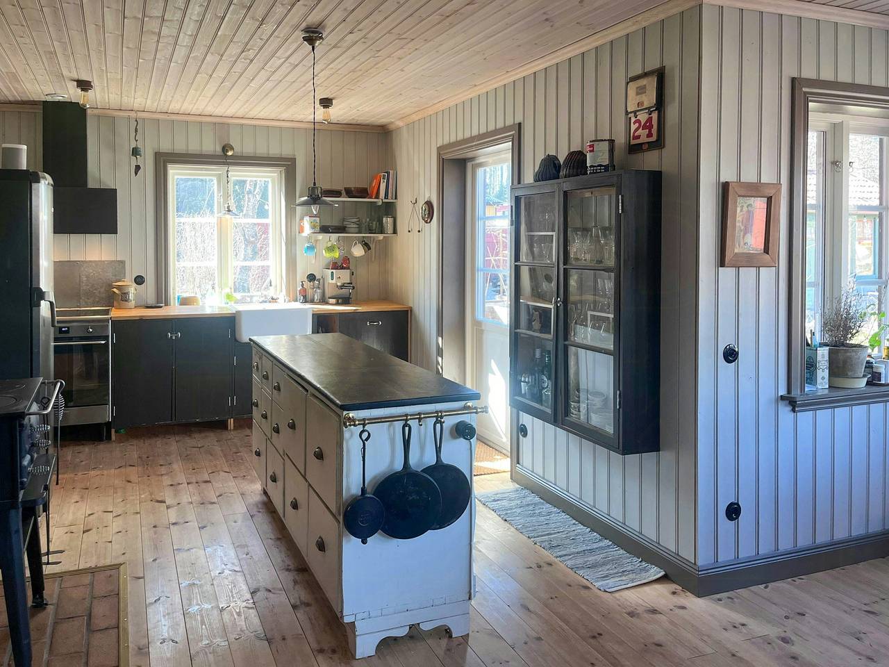 Neu erbautes Haus im Sörmland-Stil in der Nähe von Mariefred in Strängnäs, Mälaren