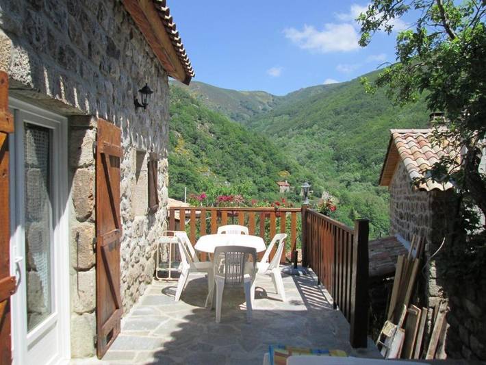 Location de vacances pour 4 personnes, avec terrasse et vue, animaux acceptés dans Péreyres - 2